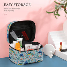 Load image into Gallery viewer, Make-up bag with Lychee pattern PU material