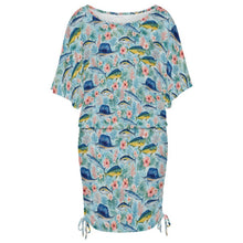 Load image into Gallery viewer, Bluewater Bloom Women’s side tie Short Sleeve Dress