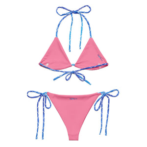 Ombre Blues Mermaid recycled string bikini