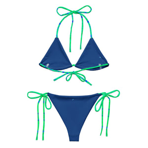 Mahi print recycled string bikini