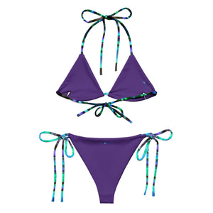 Abalone recycled string bikini