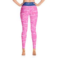 Load image into Gallery viewer, Pink Saltwater Camo Yoga Leggings