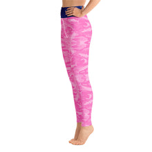 Load image into Gallery viewer, Pink Saltwater Camo Yoga Leggings