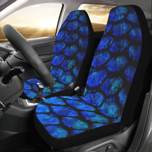 Load image into Gallery viewer, Fishscale_Blue Car Seat Covers (Set of 2) - Island Mermaid Tribe