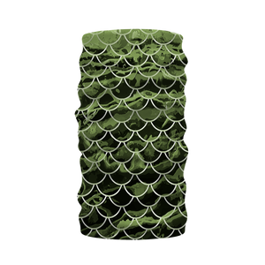 Mermaid Scale Camo ﻿Sublimation Neck Warmer Morf Scarf