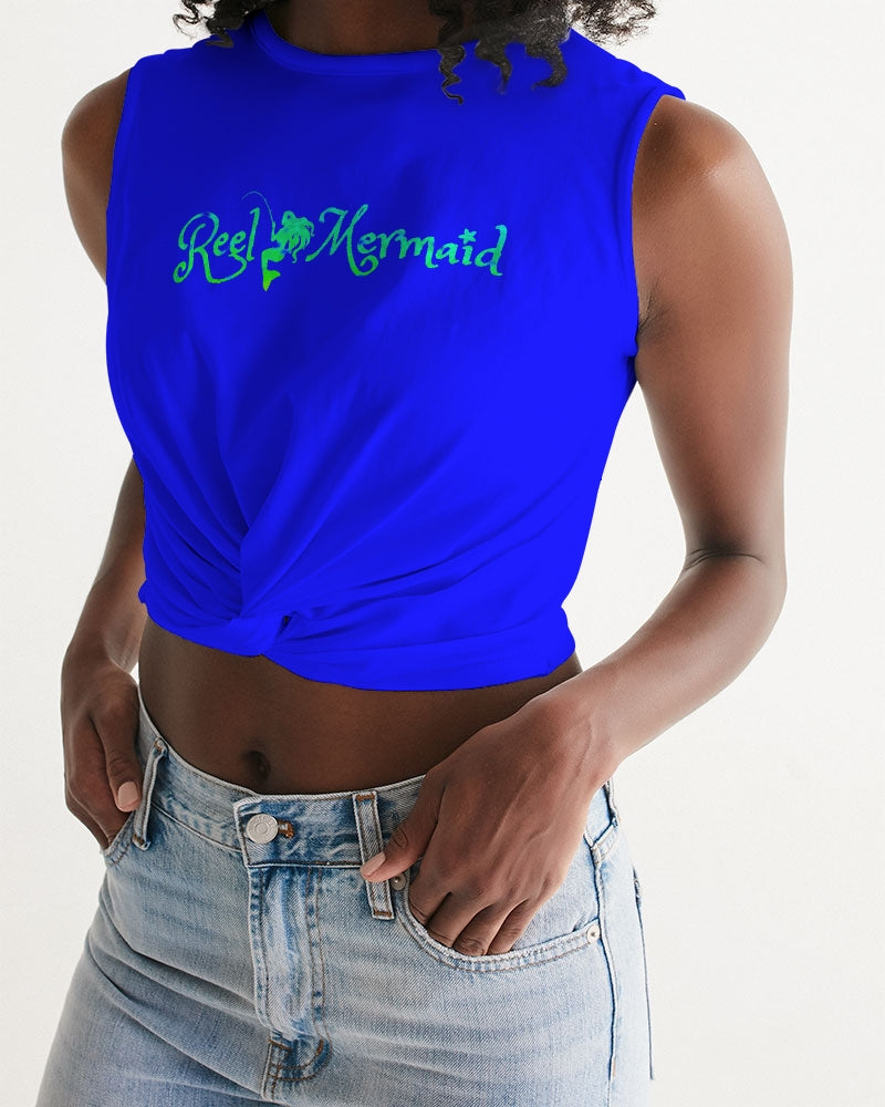Mahi Print Women's Twist-Front Tank