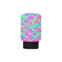 Load image into Gallery viewer, Pink Mermaid Scale Car Shift Knob Cover &amp; Hand Brake Cover - Island Mermaid Tribe