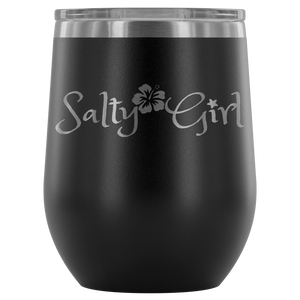 Salty Girl Stainless Steel Wine Tumbler (12 Color Options)