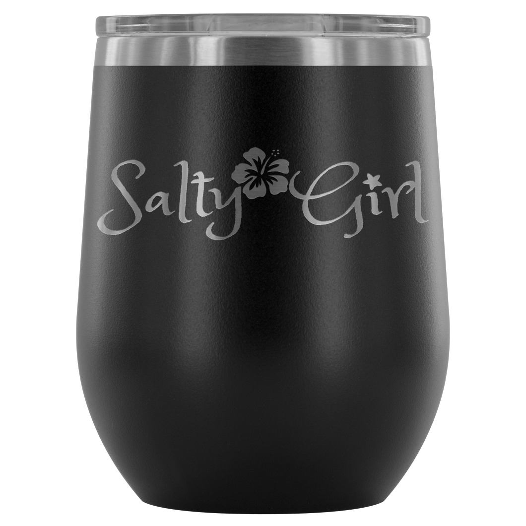 Salty Girl Stainless Steel Wine Tumbler (12 Color Options)
