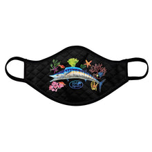 Load image into Gallery viewer, Watercolor Fish Face Mask (Mahi, Marlin, Wahoo &amp; Tuna)