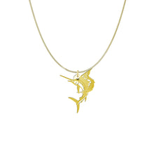 Load image into Gallery viewer, Sterling Silver Sailfish Necklace