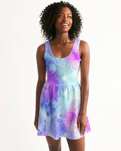Load image into Gallery viewer, Tie Dye Women&#39;s Scoop Neck Skater Dress