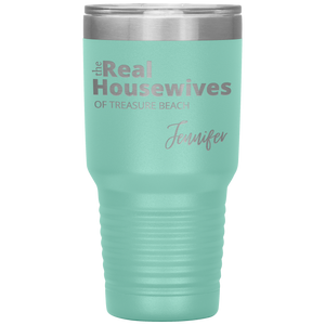 The Real Housewives 30 oz Tumbler with your location and name - Island Mermaid Tribe