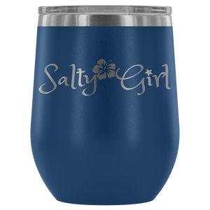 Salty Girl Stainless Steel Wine Tumbler (12 Color Options)