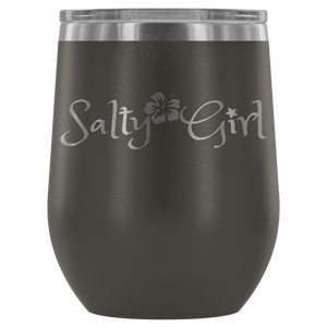 Salty Girl Stainless Steel Wine Tumbler (12 Color Options)