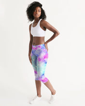 Load image into Gallery viewer, Tie Dye Women&#39;s Mid-Rise Capri
