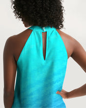 Load image into Gallery viewer, Ombre Sailfish Women&#39;s Halter Dress