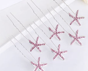 Starfish Hairpins