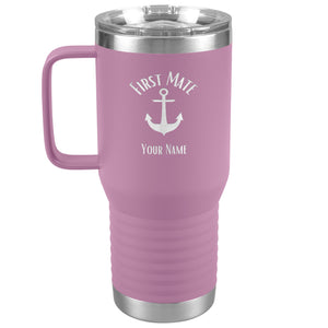 Boat Gifts, Nautical Gifts, Boat Tumbler, Personalized, Boating Gifts, Boat Cup, Boating Tumbler with handle, Boat Accessories, Captain, Boat Owner Gift