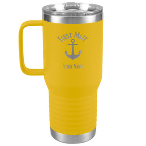 Boat Gifts, Nautical Gifts, Boat Tumbler, Personalized, Boating Gifts, Boat Cup, Boating Tumbler with handle, Boat Accessories, Captain, Boat Owner Gift