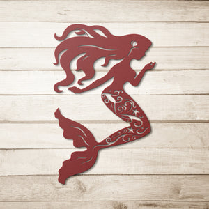 Mermaid Metal Art