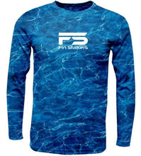 Load image into Gallery viewer, Fin Stalkers Mossy Oak Elements XT Long Sleeve Shirt available in Blacktip, Bonefish and Marlin colors!