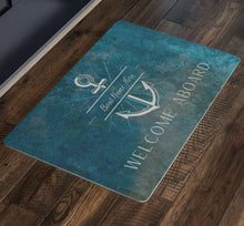 Load image into Gallery viewer, Personalize Anchor Door Mat  26”x18 | Nautical Rug