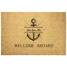 Load image into Gallery viewer, Welcome Aboard Outdoor Mat