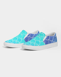 Ombre Blues Women's Slip-On Canvas Shoe