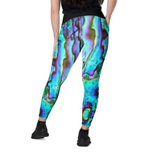 Load image into Gallery viewer, Abalone Print Leggings with pockets