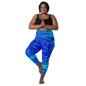 Royal Mermaflage High-Waisted Leggings with pockets