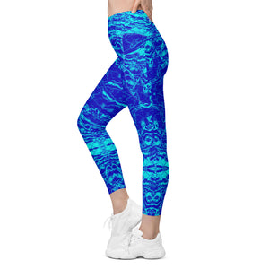 Royal Mermaflage High-Waisted Leggings with pockets