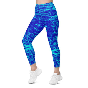 Royal Mermaflage High-Waisted Leggings with pockets