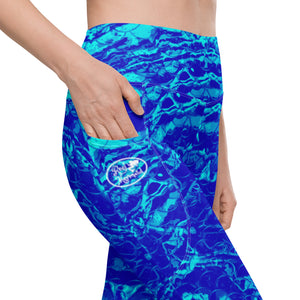 Royal Mermaflage High-Waisted Leggings with pockets