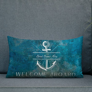 Personalized Nautical Anchor Premium Pillow