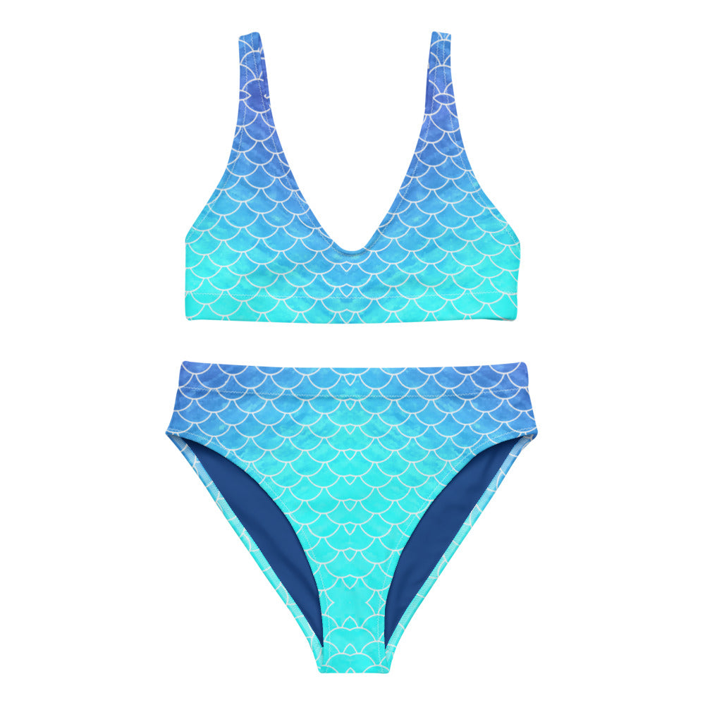 Ombre Blues Recycled high-waisted bikini XS - 3XL