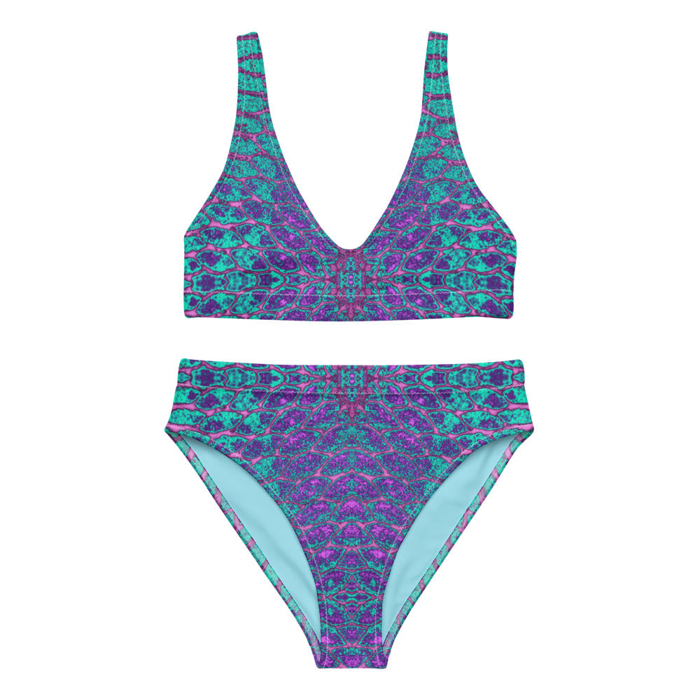 Purple Haze Recycled high-waisted bikini XS - 3XL