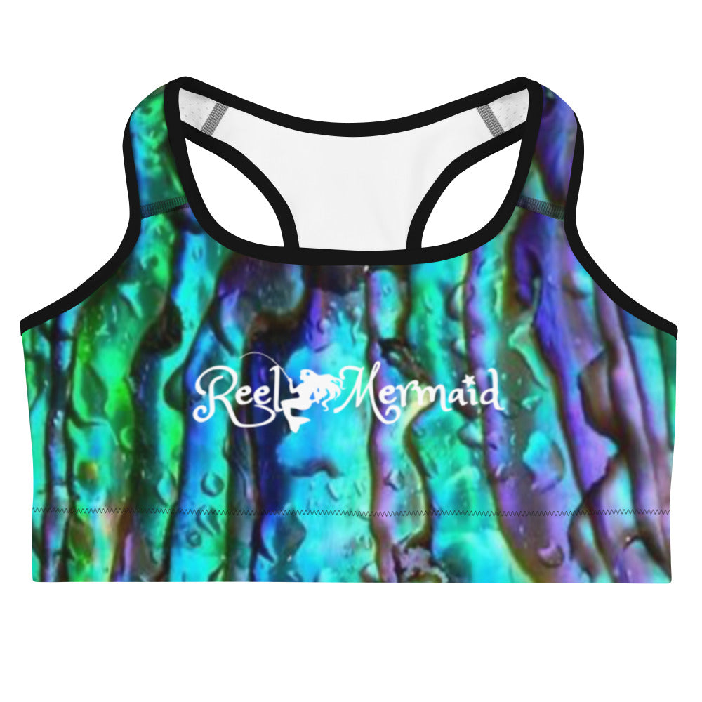Abalone Print Sports bra