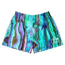 Load image into Gallery viewer, Abalone Print Women&#39;s Athletic Shorts