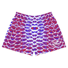 Load image into Gallery viewer, Patriotic Fish Scale Women&#39;s Athletic Shorts