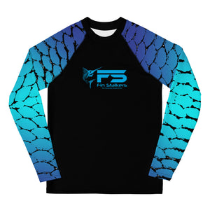 Fin Stalkers Fish Scale Youth Rash Guard