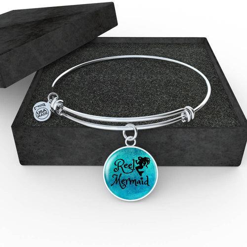 Reel Mermaid Bracelet or Pendant that can be engraved!