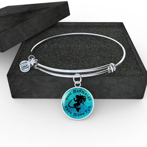 Reel Mermaids Have More Fun Pendant or Bracelet