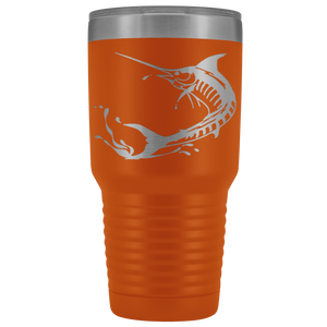 Marlin Laser Engraved Tumbler - 30oz Tumbler