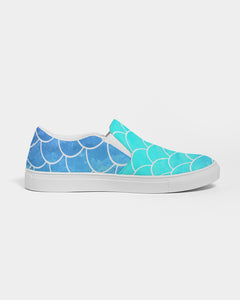 Ombre Blues Women's Slip-On Canvas Shoe