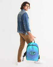 Load image into Gallery viewer, Ombre Blues Reflection Large Backpack