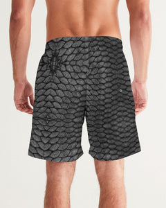 Fin Stalkers Fish Scale Grey Men's Swim Trunk