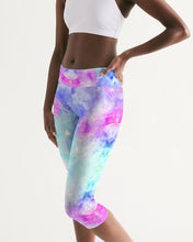 Load image into Gallery viewer, Tie Dye Women&#39;s Mid-Rise Capri