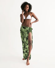 Load image into Gallery viewer, Green Saltwater Camo Swim Cover Up