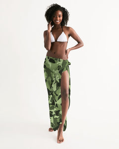 Green Saltwater Camo Swim Cover Up